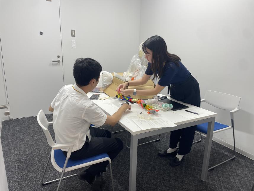 作業の様子