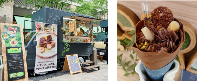 キッチンカー　ねこもち