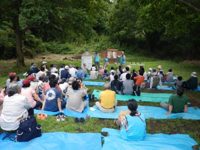 アカテガニの放仔観察会