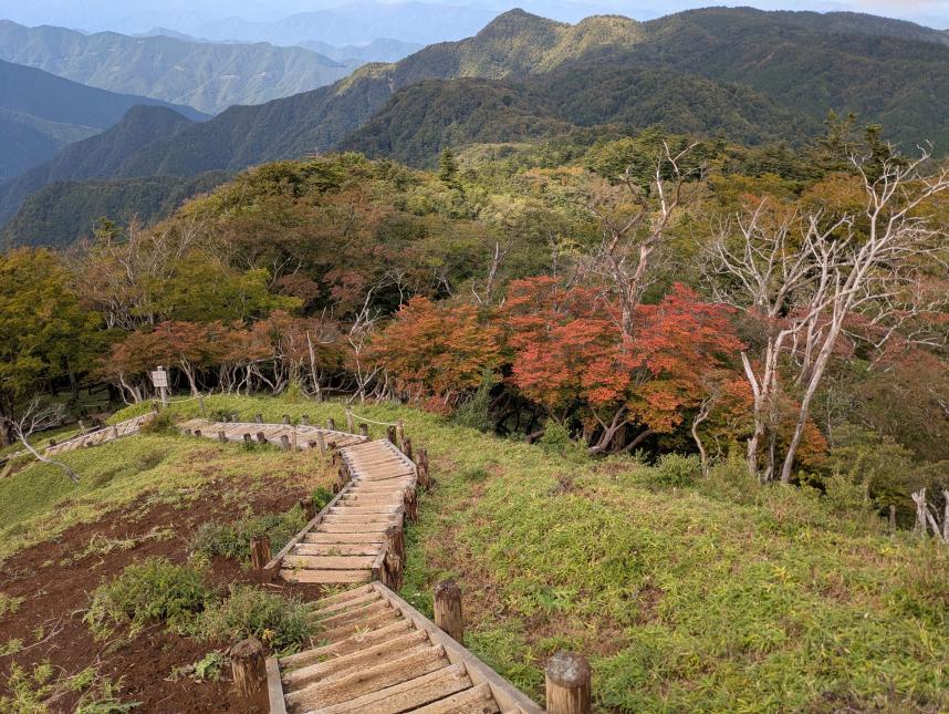 10月2日蛭ヶ岳北斜面標高約1400メートル