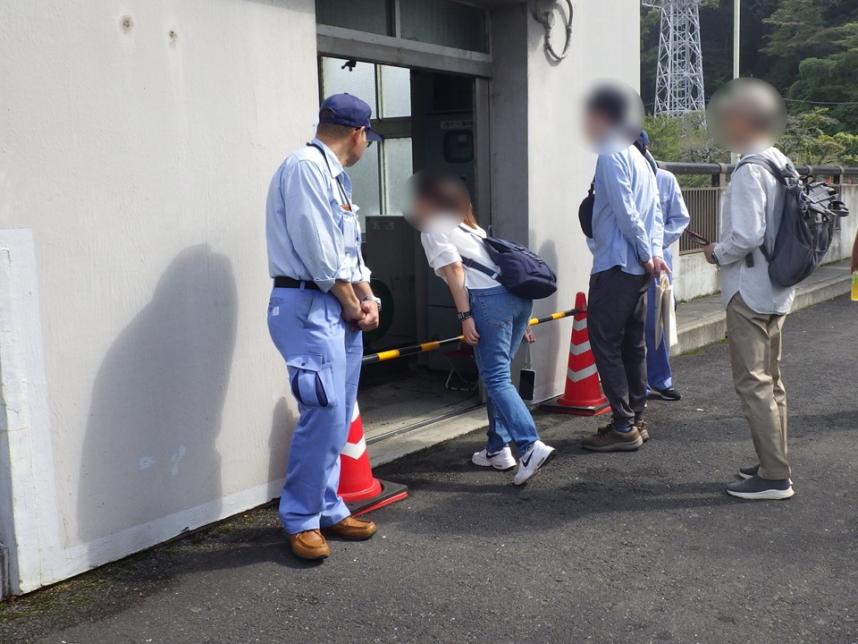 巻上機見学