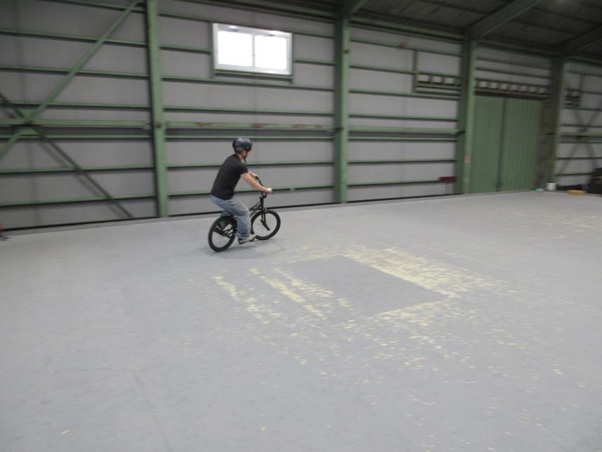 技が成功した様子