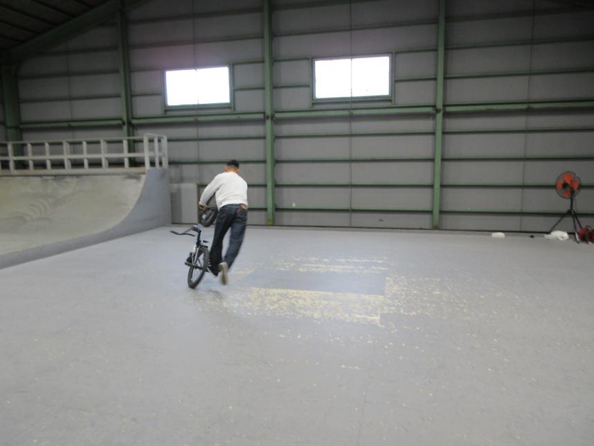 技を披露していただく様子2枚目