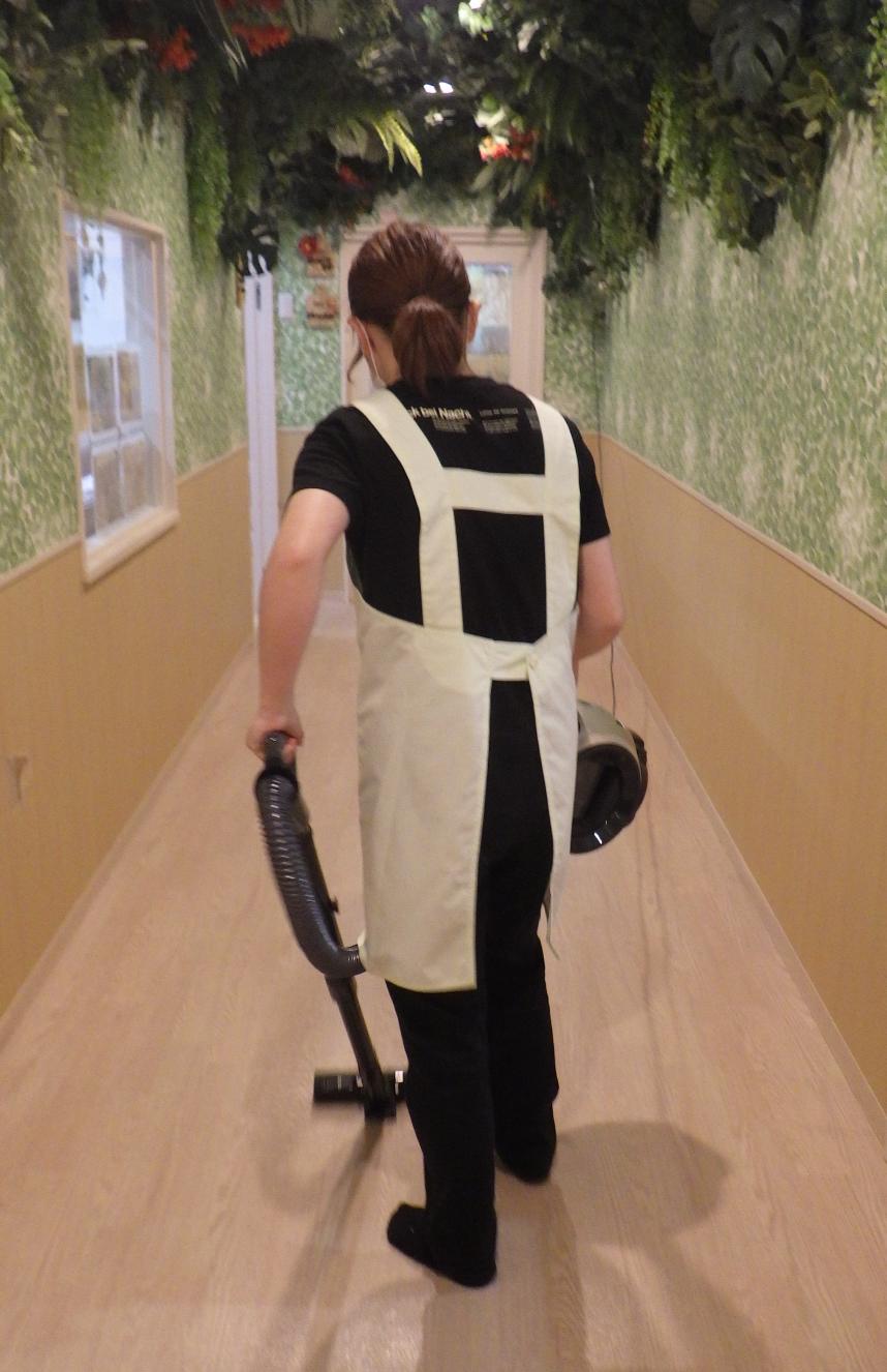 くばがさ保育園Aさん掃除