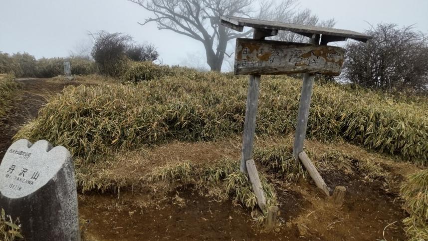 令和8年1月13日丹沢山山頂