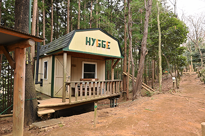 ツリークロスアドベンチャーの山小屋