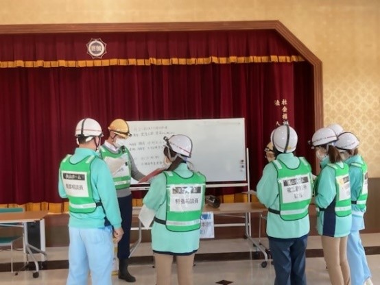 施設長による福祉避難所開設準備指示