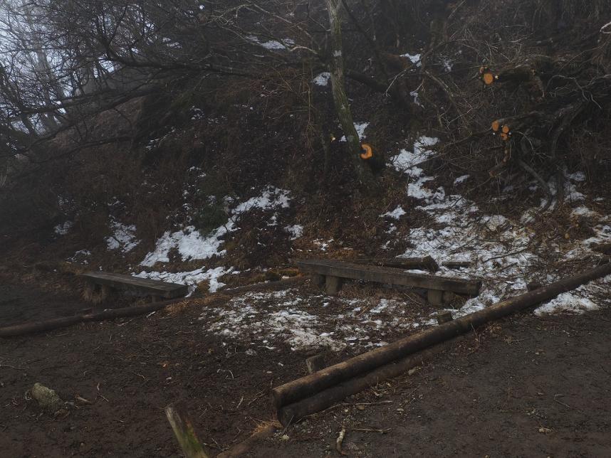 令和8年3月17日大山山頂雪
