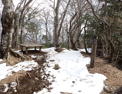 本間ノ頭山頂周辺