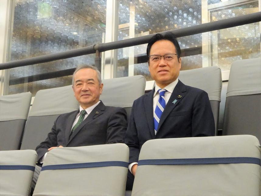 正副議長新年のあいさつ