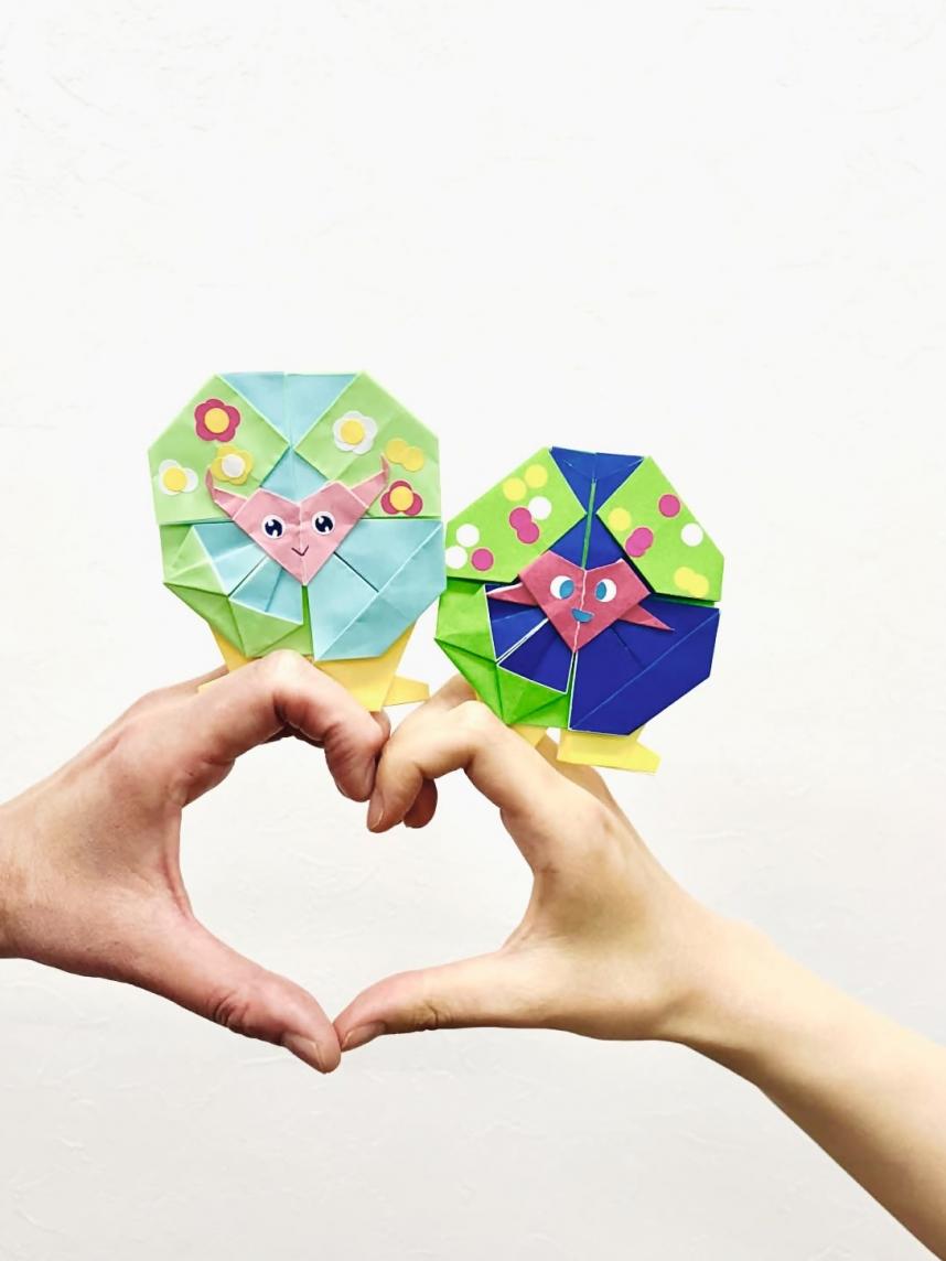 半日族万博ありがとう親娘さん