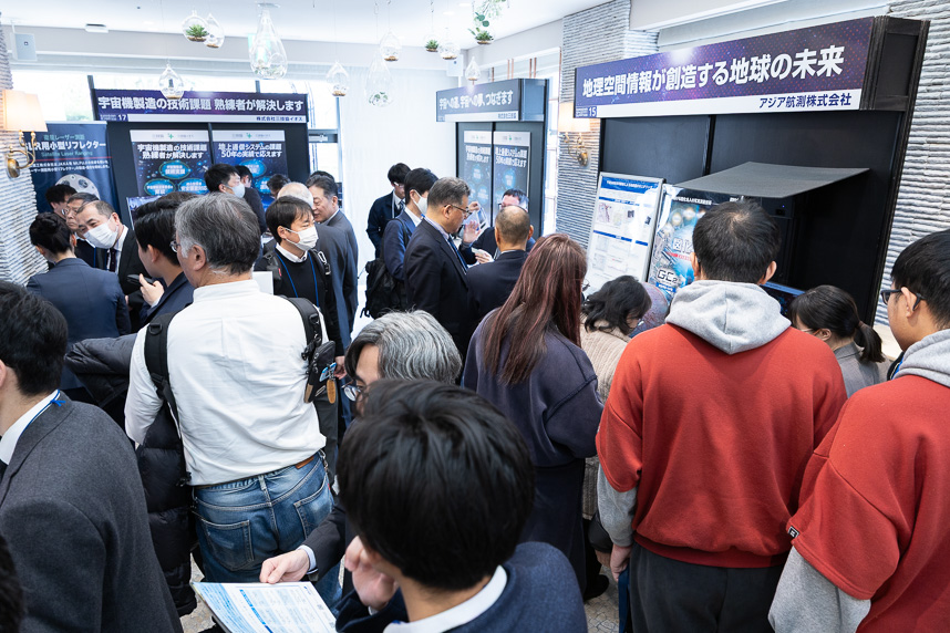 企業の展示ブース