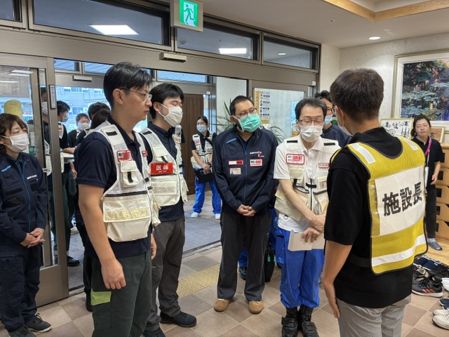 DMAT到着の様子