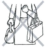 両手が空くバックを使いましょう