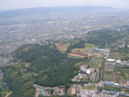 写真:空から見たおだわら諏訪の原公園