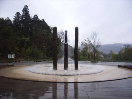 あいかわ公園の噴水