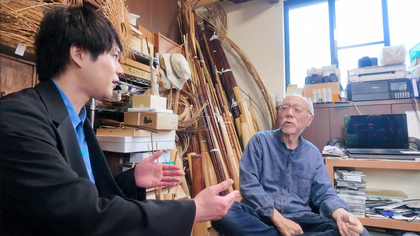 人間国宝の藤塚松星さん