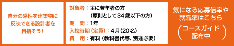 建築設計コースの概要