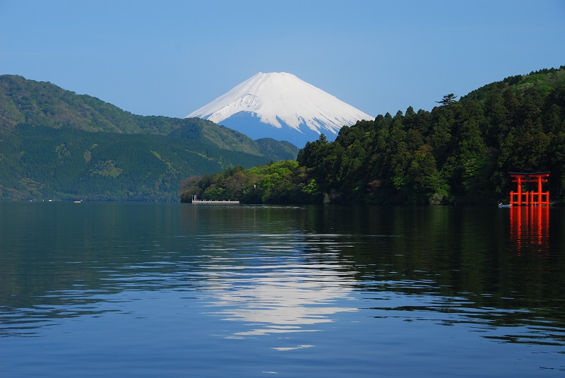 芦ノ湖・富士山