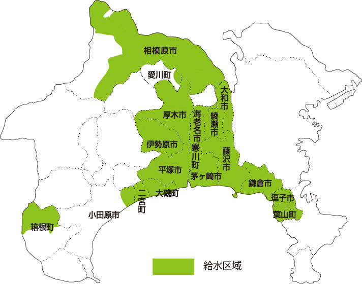 給水区域地図