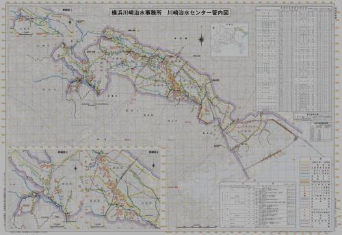 川崎治水センター管内図