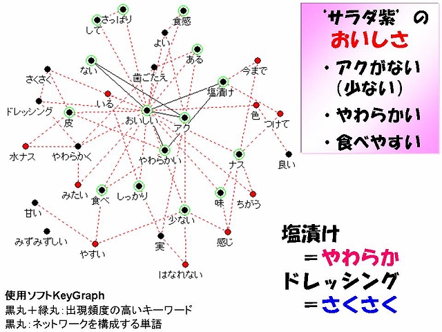 自由意見の単語関係マップ