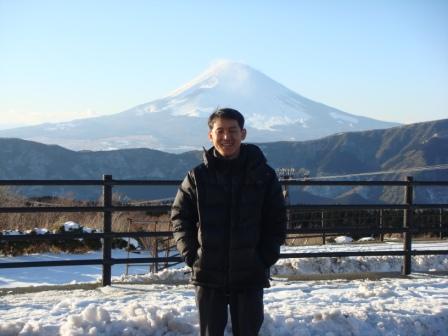 富士山を展望