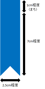 ブルーリボン参考サイズ