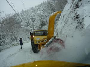 除雪状況の写真