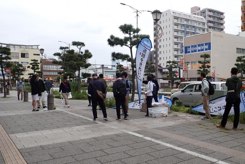きれいな道づくり活動写真(平塚)