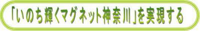 「いのち耀くマグネット神奈川」を実現する