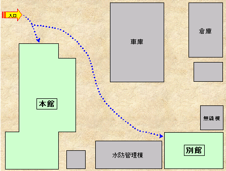 庁舎配置図