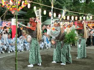 「下九沢の獅子舞」の画像