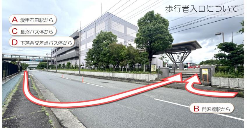 歩行者入口