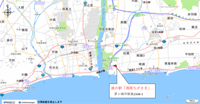 湘南ちがさき案内図