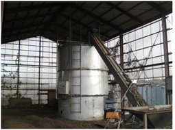 コンポストで品質の安定した堆肥が生産され、地域に供給されている