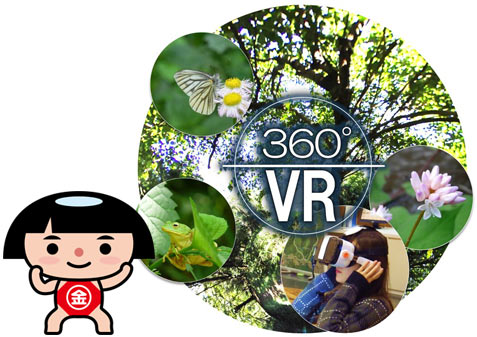 自然環境保全センターにある360°VRゴーグルで丹沢大山の自然を体験しよう