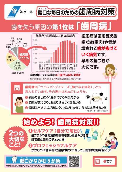 歯周病対策と歯周病とその他の病気