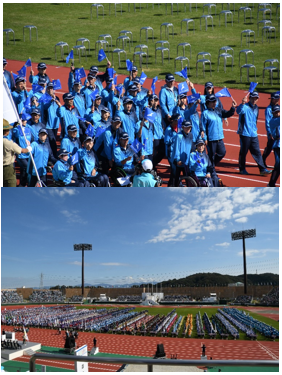 選手入場神奈川選手団