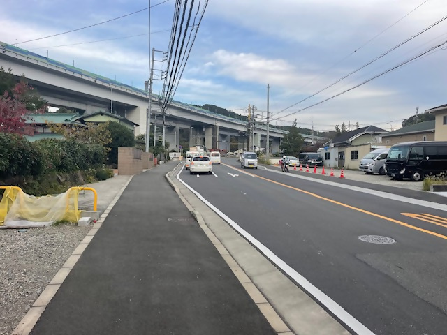 歩道整備後の写真