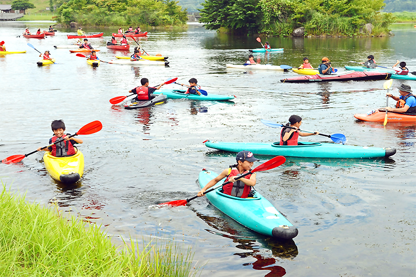 宮ヶ瀬湖畔園地カヌー体験