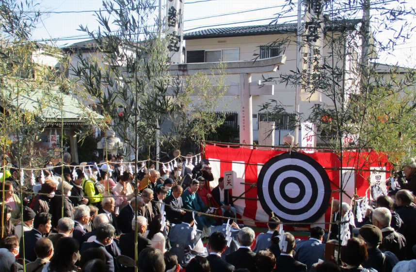 田名八幡宮「的祭」