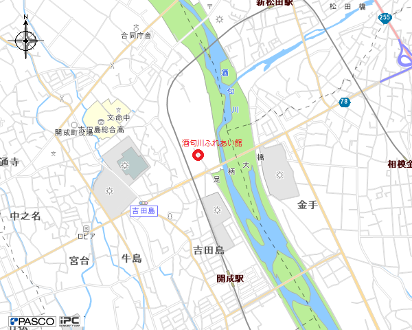 【その他の事業について】酒匂川ふれあい館（案内図1）