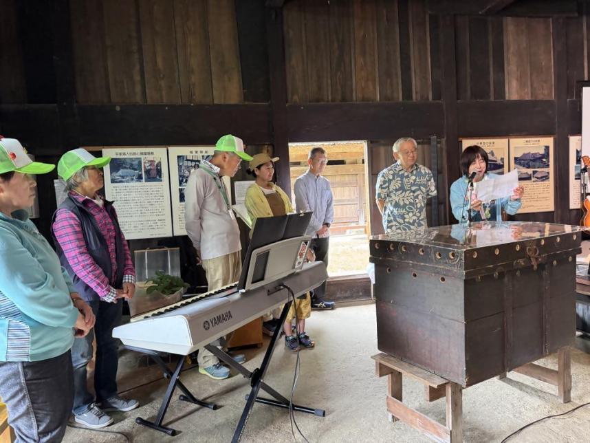 母TSUNAGU未来展で制作した能登のキエーロを母の日に「日本民家集落博物館」で活動されている自然大学の皆さんへ寄贈