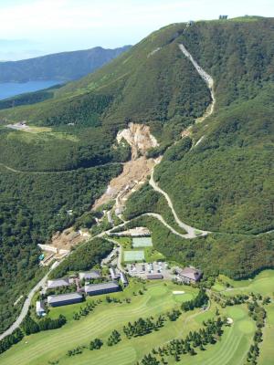 蛇骨川上流地区の治山事業の写真