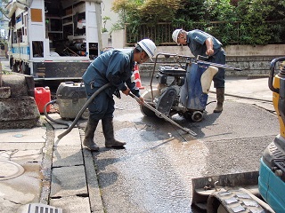 道路掘削