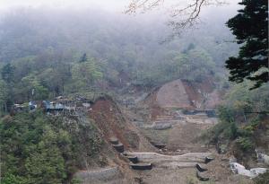 堂平索道管理小屋周辺