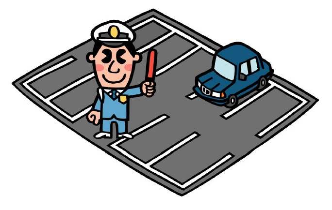 駐車場警備のイラスト