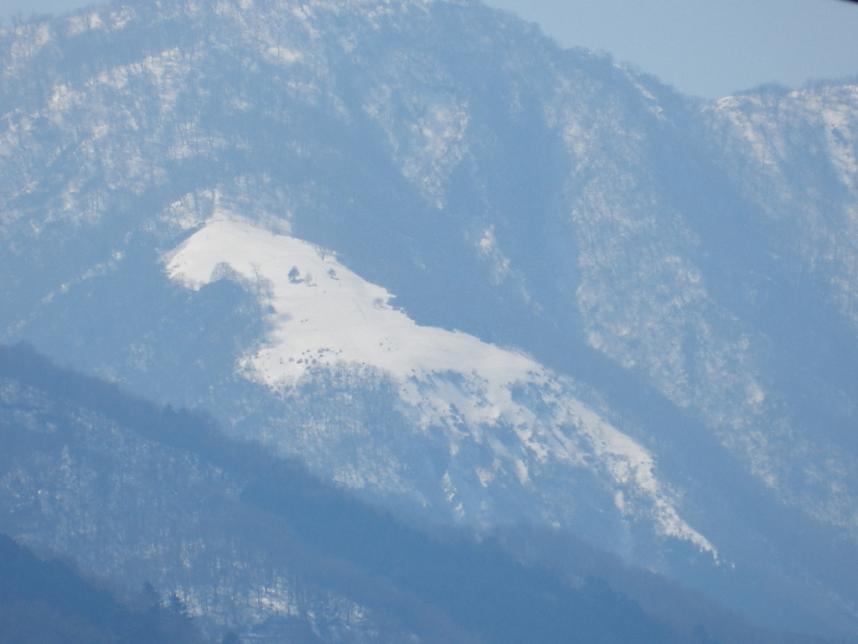 白馬の雪形