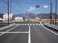 県道603号（石倉橋交差点）道路改良工事完成写真